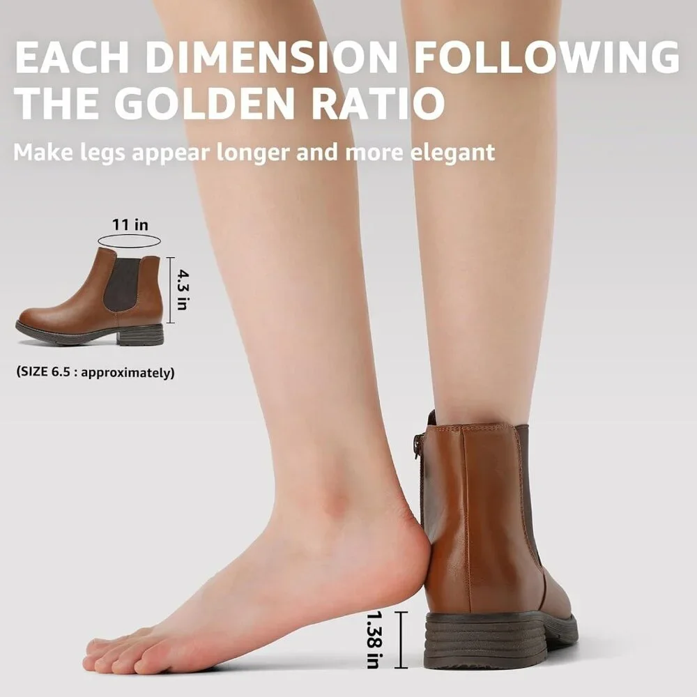 🍂✨ Low Heel Chelsea Booties👢💖 - Picture 7 of 9